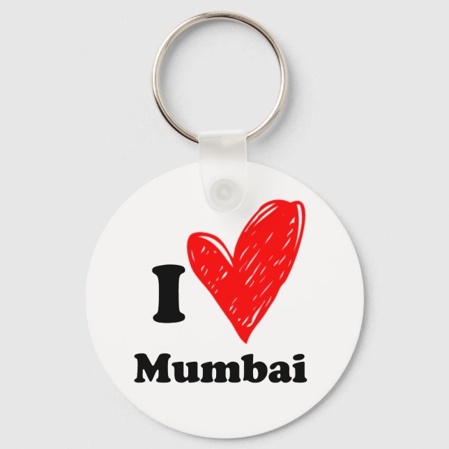 I Love Mumbai Key Ring (Front)