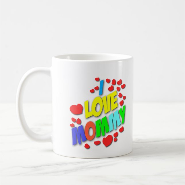 I Love Mummy Mug (Left)