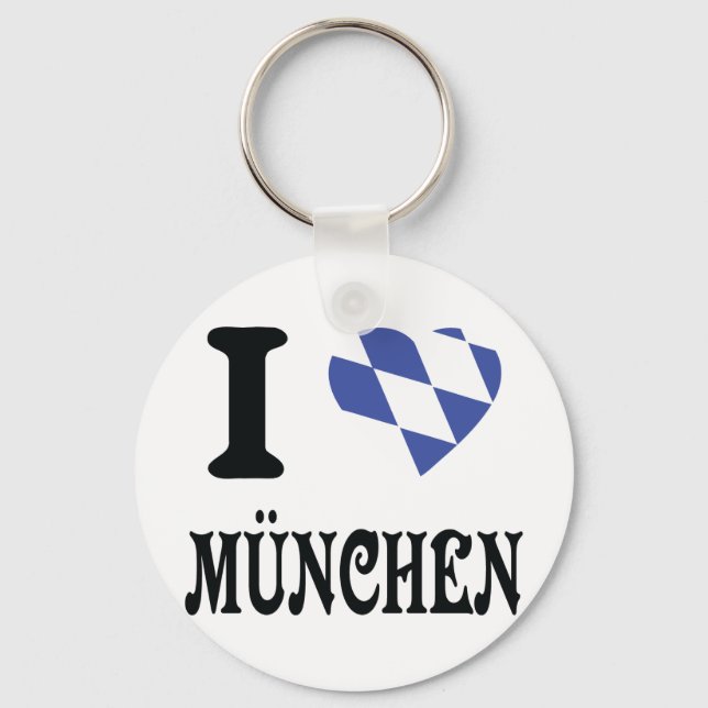 I love München icon Key Ring (Front)