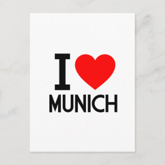 I Love Munich Postcard