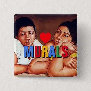 I Love Murals™ Button