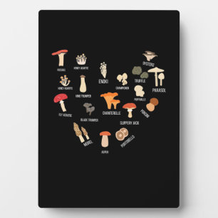 I Love Mushrooms Plaque