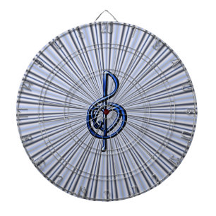 I Love Music Dartboard