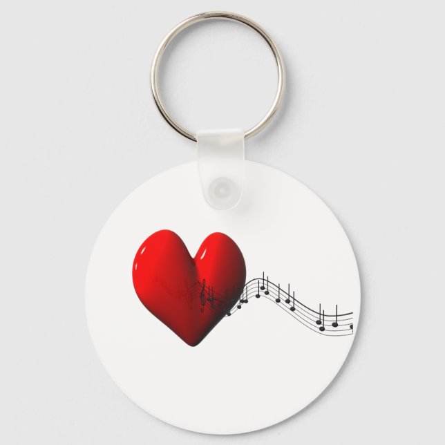 I love music key ring (Front)
