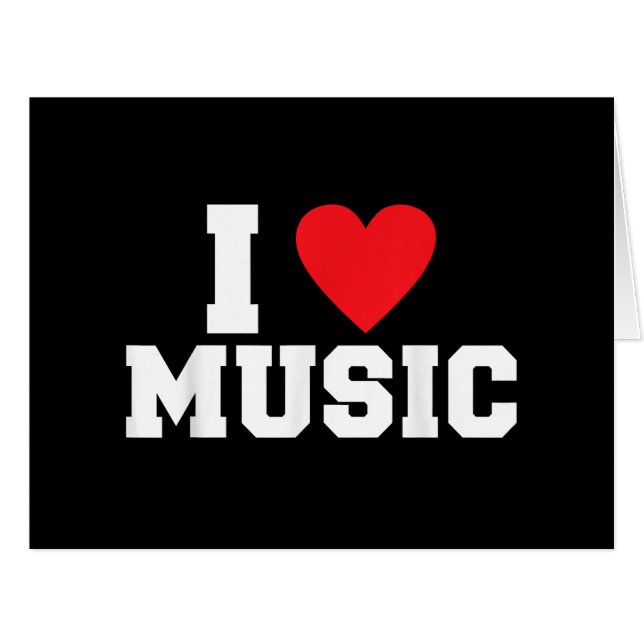 I love Music Lover (Front Horizontal)