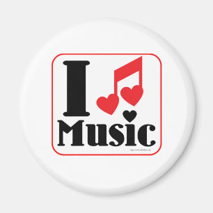 I love music! magnet