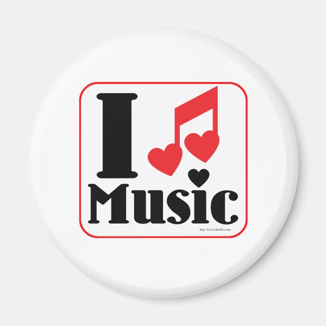 I love music! magnet (Front)