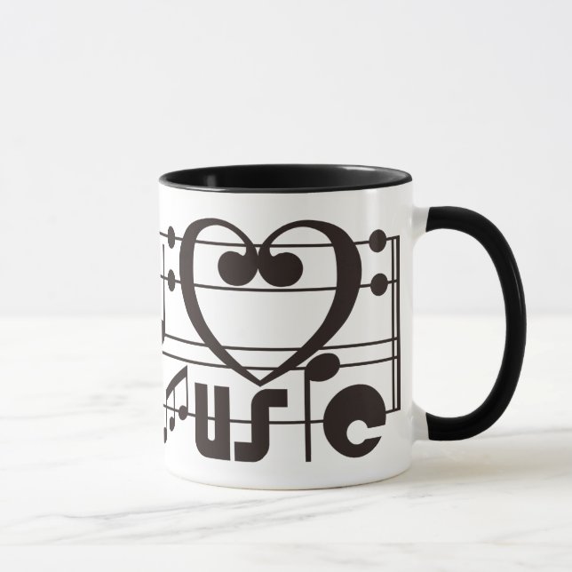 I LOVE MUSIC MUG (Right)
