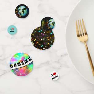 I Love Music, popular design Confetti
