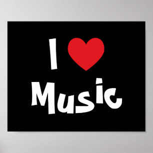 I Love Music Poster