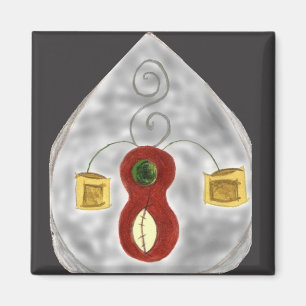 I Love Music With Instruments Magnet