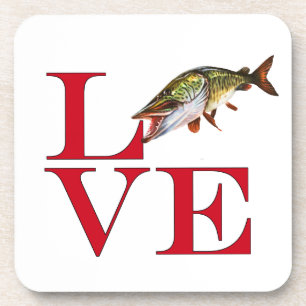 I Love Muskie Coaster
