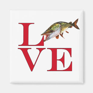 I Love Muskie Magnet
