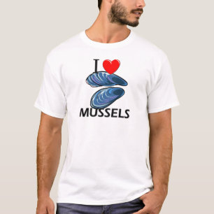 I Love Mussels T-Shirt