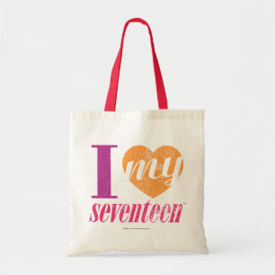 I Love My 17 Orange Tote Bag