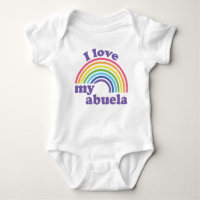 I Love My Abuela - Cute Rainbow 