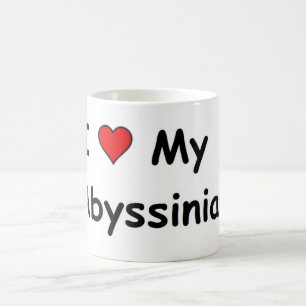 I Love My Abyssinian Coffee Mug