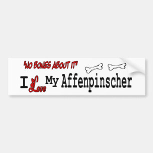 I Love My Affenpinscher Bumper Sticker