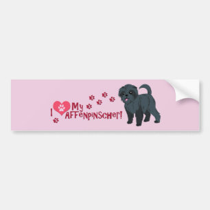 I Love My Affenpinscher! Bumper Sticker