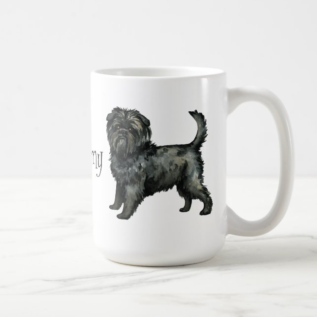 I Love my Affenpinscher Coffee Mug (Right)