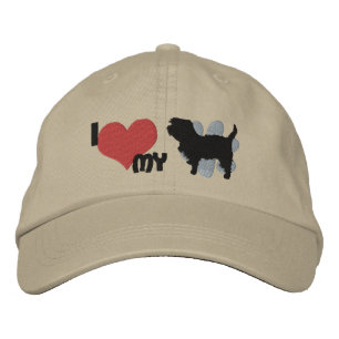 I Love my Affenpinscher Embroidered Hat
