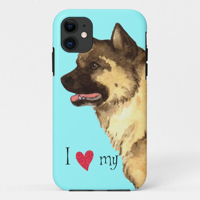 I Love my Akita Case-Mate iPhone Case (Back)