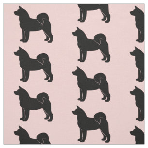 I Love My Akita! Fabric