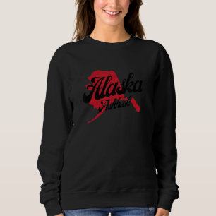 I Love My Alaska Best State Alaska Fishhook City Sweatshirt