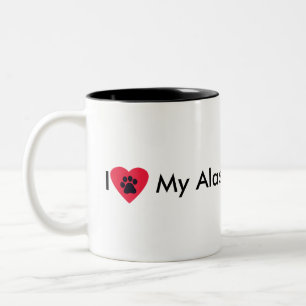 I Love My Alaskan Malamute Mug