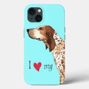 I Love my American English Coonhound iPhone 13 Case