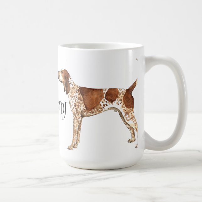 I Love my American English Coonhound Coffee Mug (Right)