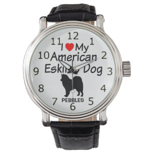 I Love My American Eskimo Dog Watch