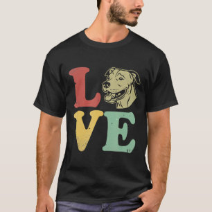 I Love My American Pitbull Terrier -Dog Lovers Gif T-Shirt