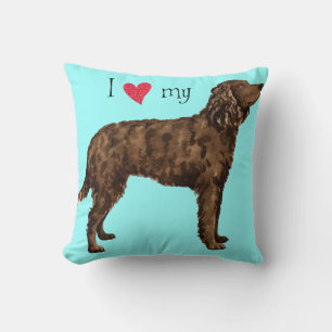 I Love my American Water Spaniel Cushion