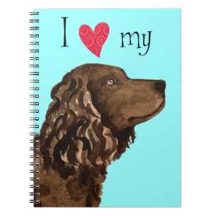 I Love my American Water Spaniel Notebook