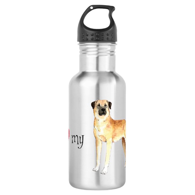I Love my Anatolian Shepherd 532 Ml Water Bottle (Front)