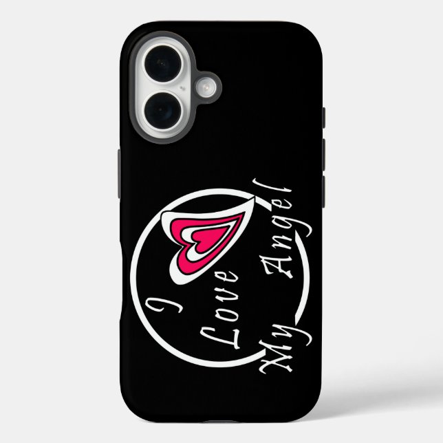 I love my Angel   Case-Mate iPhone Case (Back)