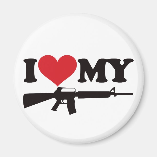 I Love My AR15 Magnet (Front)