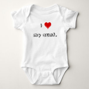 I Love My Aunt Baby Bodysuit