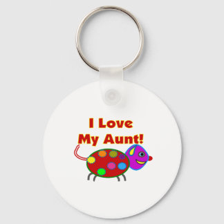 I Love My Aunt Key Ring