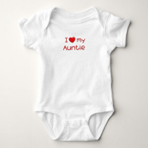 I Love my Auntie Baby Bodysuit
