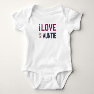 I Love My Auntie Baby Bodysuit