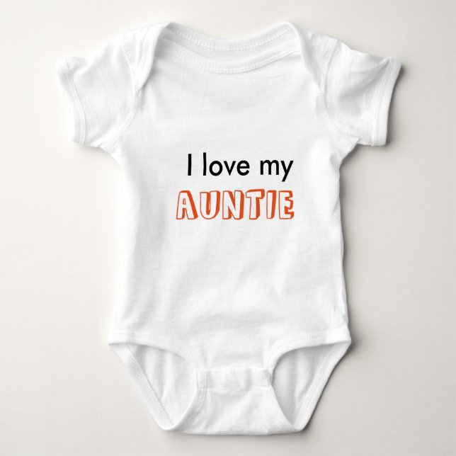 I love my Auntie Baby Bodysuit (Front)