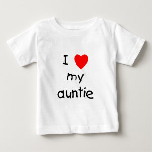 I Love My Auntie Baby T-Shirt