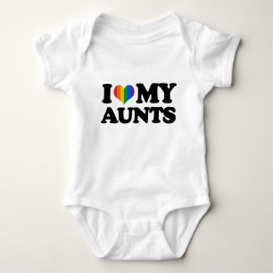 I Love My Aunts Baby Bodysuit