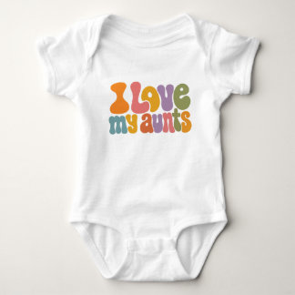 I love my aunts baby onsie bodysuit