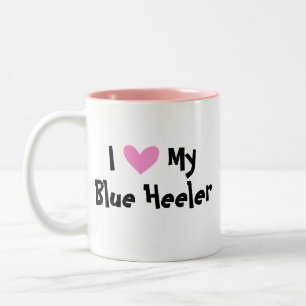 I Love My Australian Cattle Dog / Kelpie Two-Tone Coffee Mug