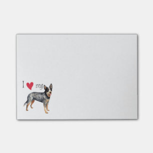 I Love my Australian Cattle Dog Post-it Notes