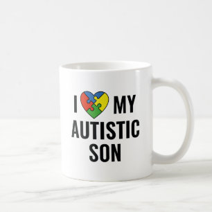 I Love My Autistic Son Coffee Mug