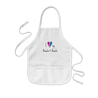 I Love My Avuela and Avuelo Apron